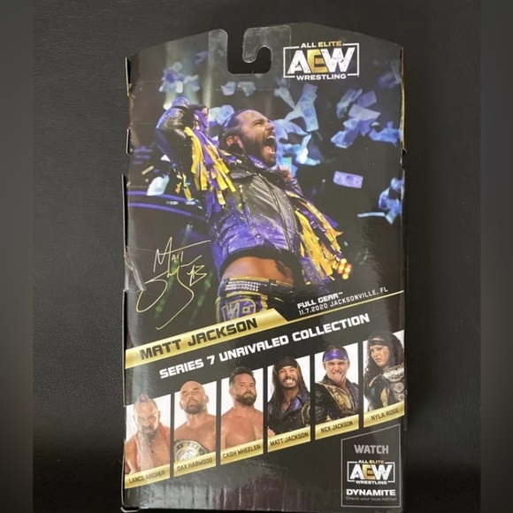 All Elite AEW Wrestling Series 7: Unrivaled Collection #56 Matt JACKSON Figure. - Picture 2 of 2